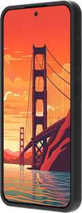 BlueBuilt Samsung Galaxy S24 Back Cover Zwart linkerkant