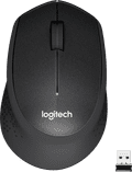 Logitech M330 Silent Plus Wireless Mouse Black Main Image