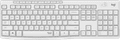 Logitech MK295 Silent Draadloze Toetsenbord en Muis Wit QWERTY voorkant