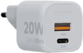Xtorm Fast Charger with 2 USB Ports 20W White left side