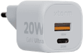 Xtorm Chargeur Rapide avec 2 Ports USB 20 W Blanc côté gauche