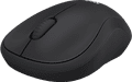 Logitech M220 Silent Wireless Mouse Black front