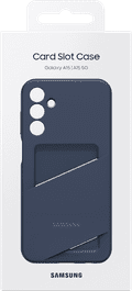 Samsung Galaxy A15 4G/5G Card Slot Back Cover Donkerblauw verpakking