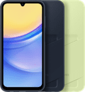 Samsung Galaxy A15 4G/5G Card Slot Back Cover Donkerblauw voorkant