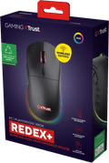 Trust GXT 927 Redex+ Wireless Gaming Mouse packaging