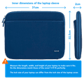 BlueBuilt Laptop Sleeve Width 31cm 13 inches M Blue visual Coolblue 2