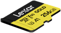Lexar Professional MicroSDXC GOLD 256GB 180MB/s voorkant