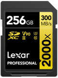 Lexar Professional SDXC 2000x GOLD 256GB 260MB/s Main Image