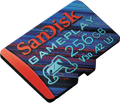 SanDisk MicroSDXC Gameplay 256GB 130mb/s linkerkant