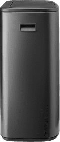 Brabantia Bo Touch Bin 60 Liter Confident Grey linkerkant