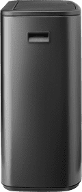 Brabantia Bo Touch Bin 60L Confident Gray left side