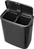 Brabantia Bo Touch Bin 2x 30L Confident Gray detail