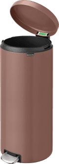 Brabantia NewIcon Poubelle à Pédale 30 Litres Satin Taupe intérieur