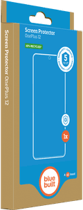 BlueBuilt OnePlus 12 Screenprotector Glas verpakking