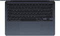 Apple MacBook Air 13 inches (2024) M3 (8/10) 16GB/256GB Midnight AZERTY top