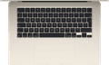 Apple MacBook Air 15 inches (2024) M3 (8-core CPU/10-core GPU) 16GB/512GB Starlight AZERTY top