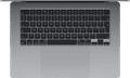 Apple MacBook Air 15 inches (2024) M3 (8-core CPU/10-core GPU) 16GB/512GB Space Gray AZERTY top