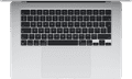 Apple MacBook Air 15 inches (2024) M3 (8-core CPU/10-core GPU) 16GB/512GB Silver AZERTY top