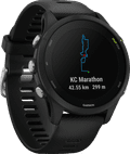 Garmin Forerunner 255 Music Zwart linkerkant