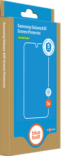 BlueBuilt Samsung Galaxy A35 Protège-écran Verre emballage