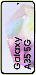 Samsung Galaxy A35 128GB Geel 5G voorkant