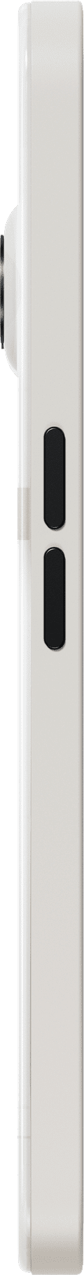 Nothing Phone (2a) 128GB Wit 5G + BlueBuilt Usb C Kabel 1,5m Nylon Zwart linkerkant