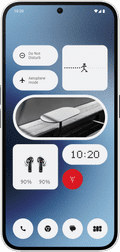 Nothing Phone (2a) 128GB Wit 5G + BlueBuilt Usb C Kabel 1,5m Nylon Zwart voorkant