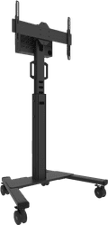 Neomounts MOVE Up FL50S-825BL1 Moveable Floor Mount Black left side