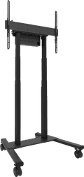 Neomounts MOVE Lift FL55-87BL1 gemotoriseerde vloersteun Zwart linkerkant