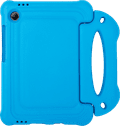 Samsung Galaxy Tab A9 8,7 inch 64GB Wifi en 4G Grijs + BlueBuilt Kids Cover Blauw achterkant