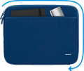 BlueBuilt Laptophoes breedte 37 cm 15-16 inch M Blauw visual Coolblue 2