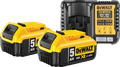DeWalt DCB184-XJ 18V 5,0 Ah Accu (2x) + XR Multivoltage Main Image