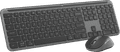 Logitech MK950 Signature Slim Wireless Keyboard and Mouse Combo AZERTY Black front