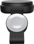 ZENS 2-in-1 MagSafe and Qi2 Wireless Charger 15W Black front