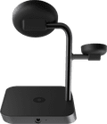 Zens 3-in-1 MagSafe und Qi2 Kabelloses Ladegerät 15 W mit Ständer und Watch Stand rückseite