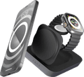 ZENS MagSafe und Qi2 Kabelloses Ladegerät 15 W mit Ständer und Watch Stand produkt in gebrauch