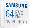 Samsung MicroSDXC EVO Plus (2024) 64GB linkerkant