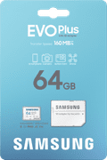 Samsung MicroSDXC EVO Plus (2024) 64GB verpakking
