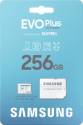Samsung microSDXC EVO Plus (2024) 256GB packaging