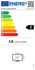 iiyama ProLite XU2493HS-B6 energielabel