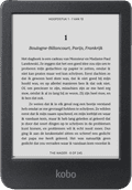 Kobo Clara BW Black + BlueBuilt Book Case Black front