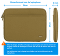 BlueBuilt Laptophoes breedte 36 cm 15-16 inch S Groen visual Coolblue 1