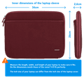BlueBuilt Laptop Sleeve Width 36cm 15 - 16 inches M Red visual Coolblue 1