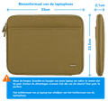 BlueBuilt Laptophoes breedte 33 cm 14 inch M Groen visual Coolblue 1