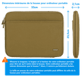 BlueBuilt Housse pour Ordinateurs Portables Largeur 33 cm 14 Pouces M Vert visuel Coolblue 1