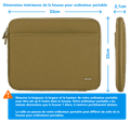 BlueBuilt Housse pour Ordinateurs Portables Largeur 33 cm 14 Pouces S Vert visuel Coolblue 1