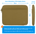 BlueBuilt Laptop Sleeve Width 33cm 14 inches S Green visual Coolblue 1