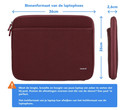 BlueBuilt Laptophoes breedte 37 cm 15-16 inch S Rood visual Coolblue 1