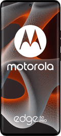 Motorola Edge 50 Pro 512GB Zwart 5G + Just in Case Tempered Glass Screenprotector voorkant