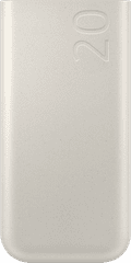 Samsung Power Bank 20,000mAh with Fast Charging Beige top